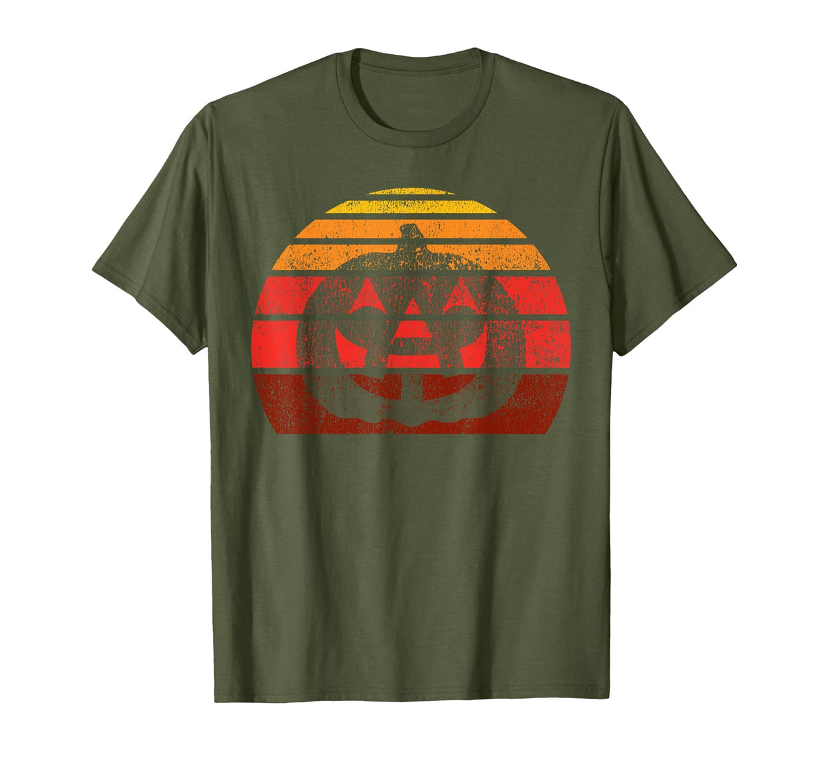 Vintage Halloween Pumpkin, Funny Retro Jack O Lantern T-Shirt