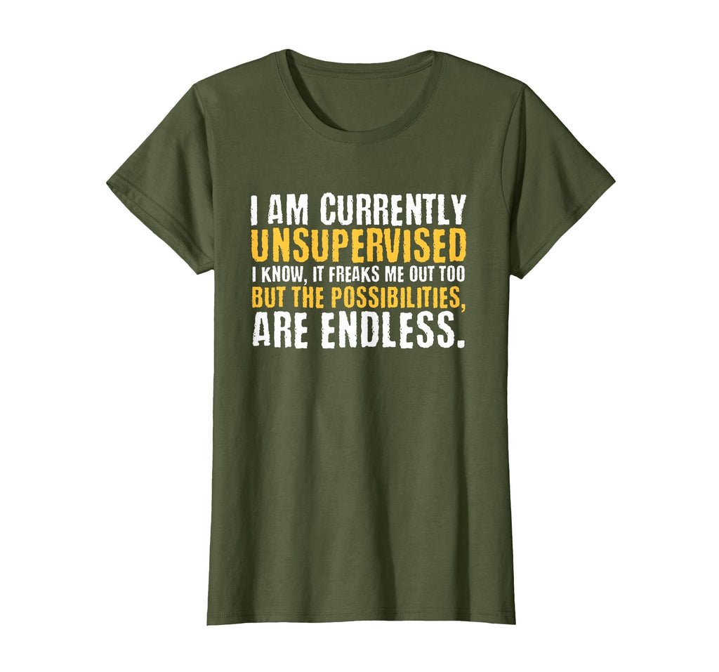 I'm Currently Unsupervised Funny Sarcastic T-Shirt