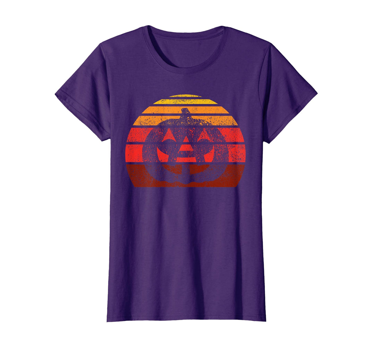 Vintage Halloween Pumpkin, Funny Retro Jack O Lantern T-Shirt