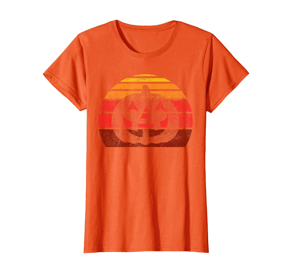 Vintage Halloween Pumpkin, Funny Retro Jack O Lantern T-Shirt
