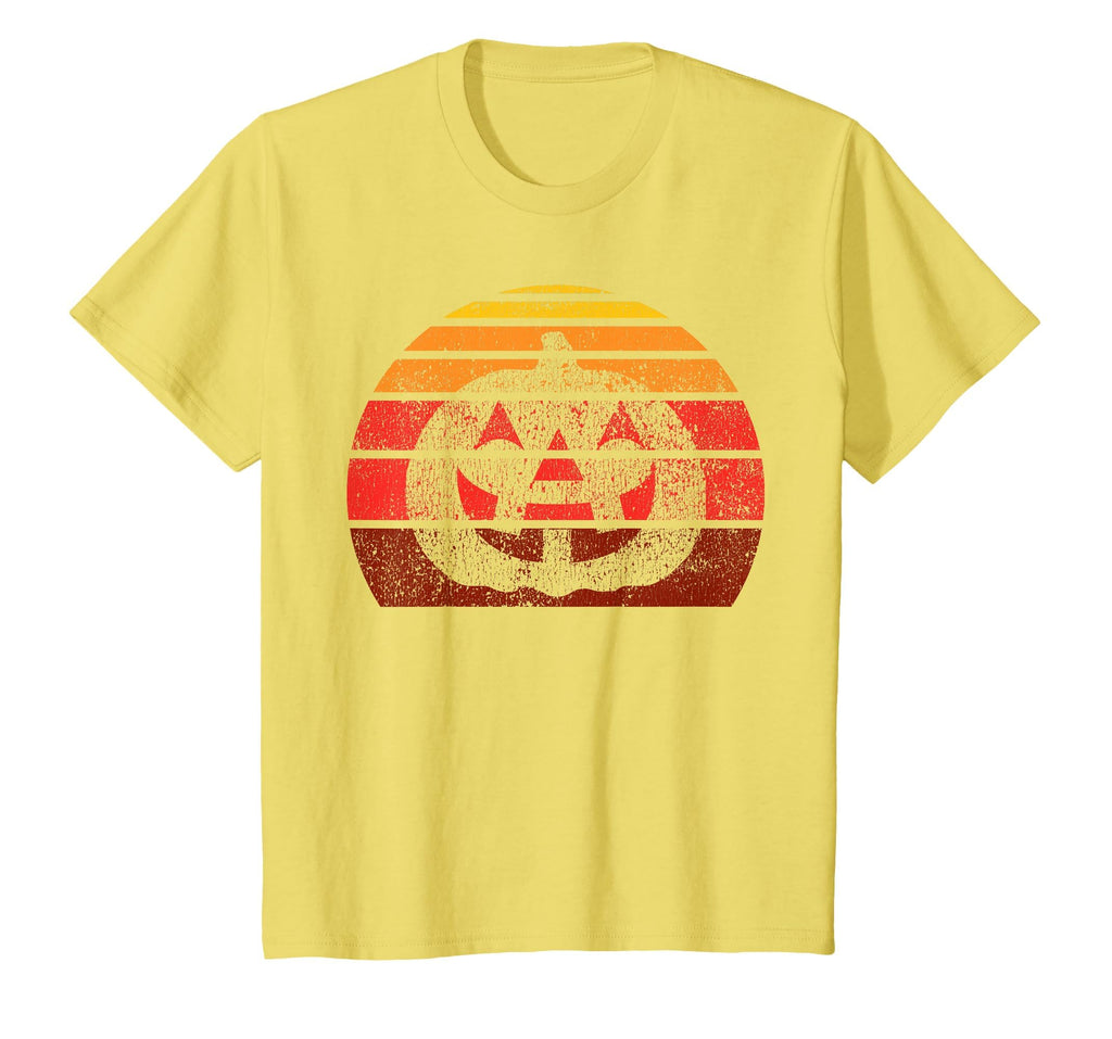 Vintage Halloween Pumpkin, Funny Retro Jack O Lantern T-Shirt