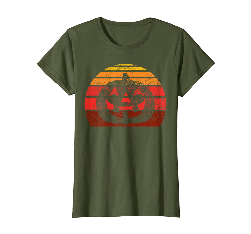 Vintage Halloween Pumpkin, Funny Retro Jack O Lantern T-Shirt