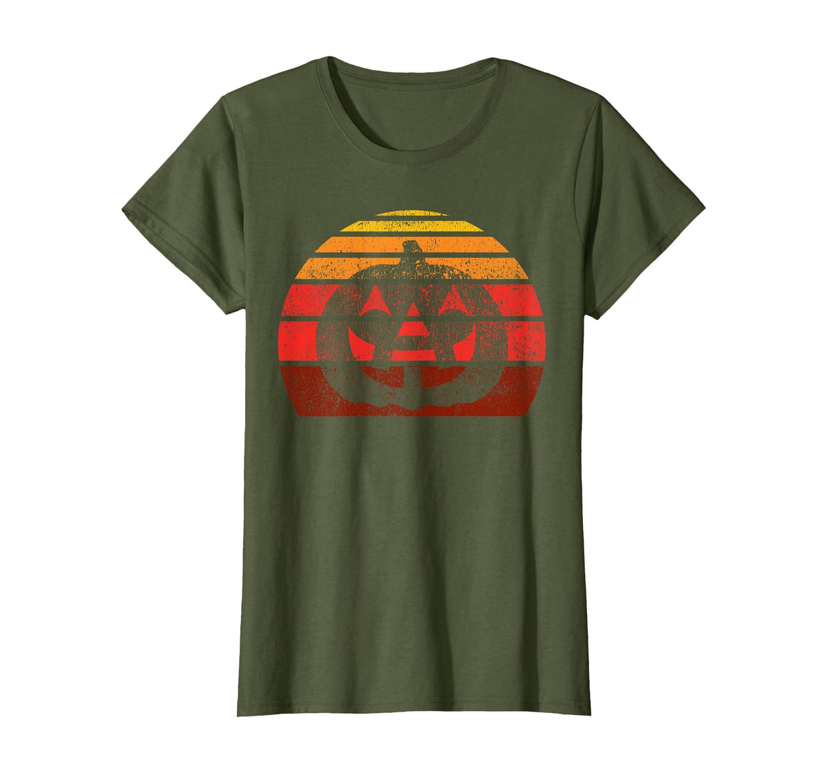Vintage Halloween Pumpkin, Funny Retro Jack O Lantern T-Shirt