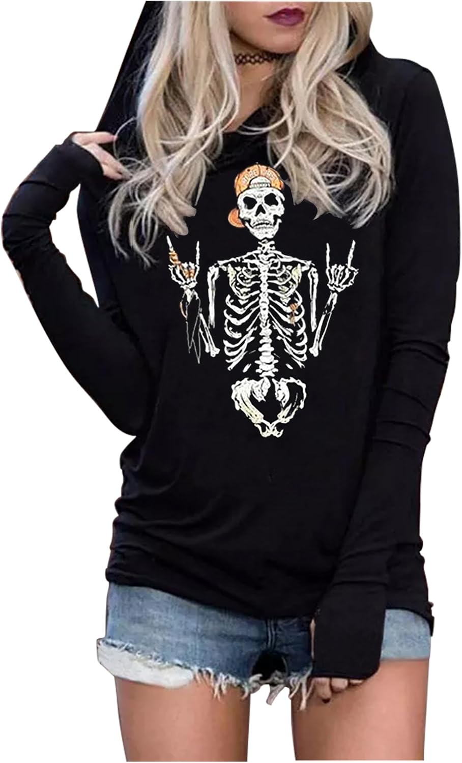 Hoodies Shirts for Women Early Fall Long Sleeve Tops Vintage Graphic Outfit