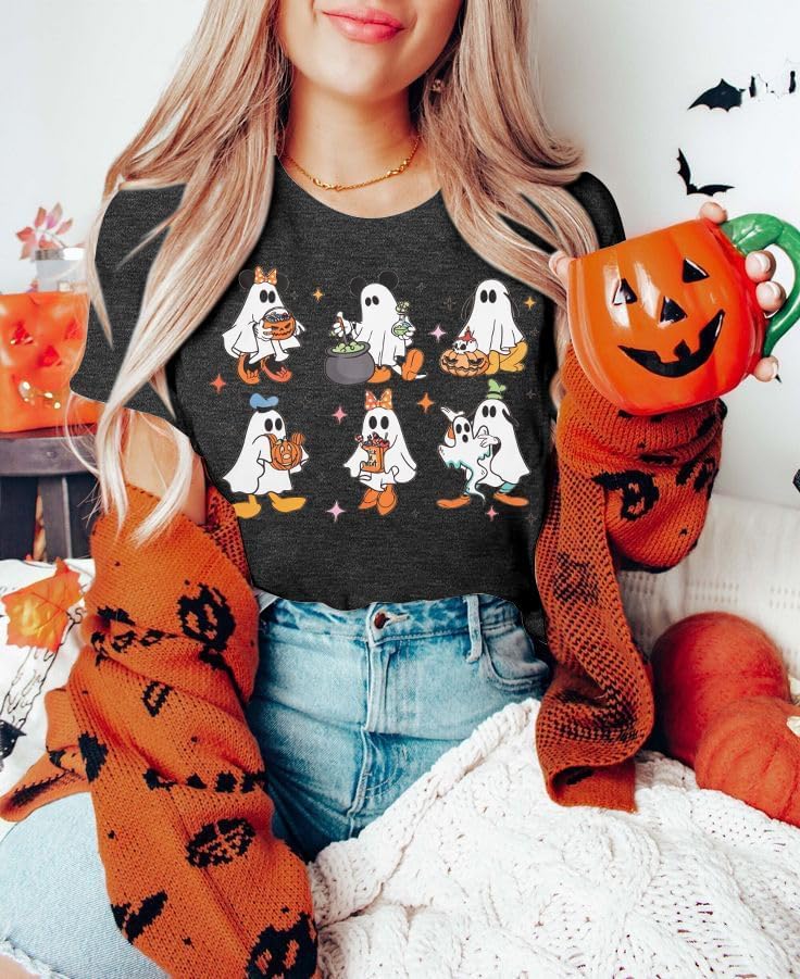 Magic Shirts for Women Cute Castle Graphic Vacation Tops