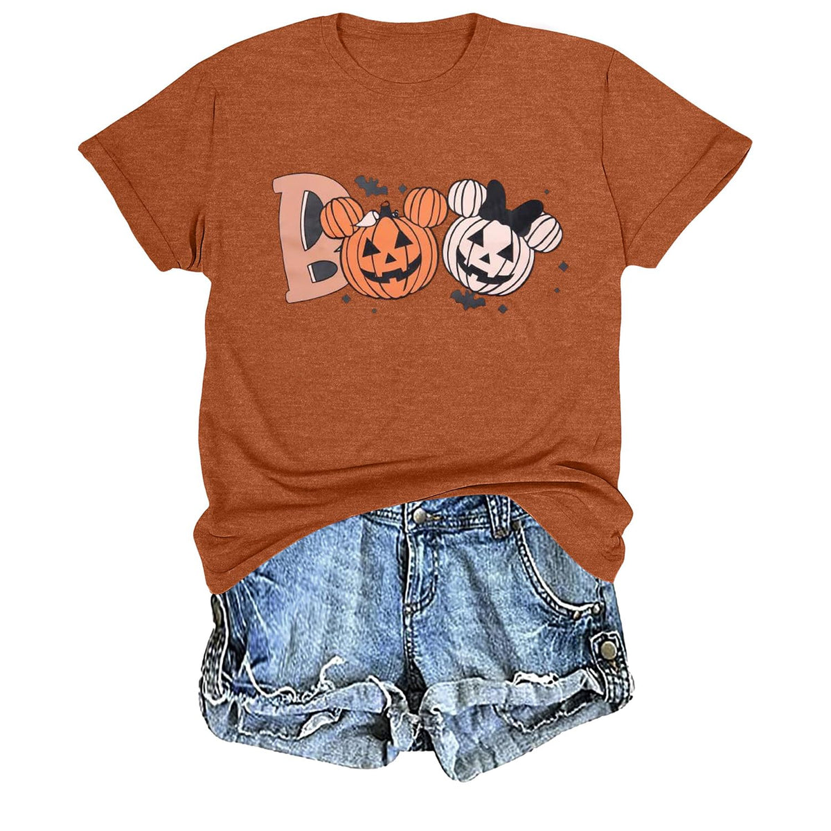 Halloween Shirts Women I'm Just Here Boos Funny Ghost Graphic Tee Tops