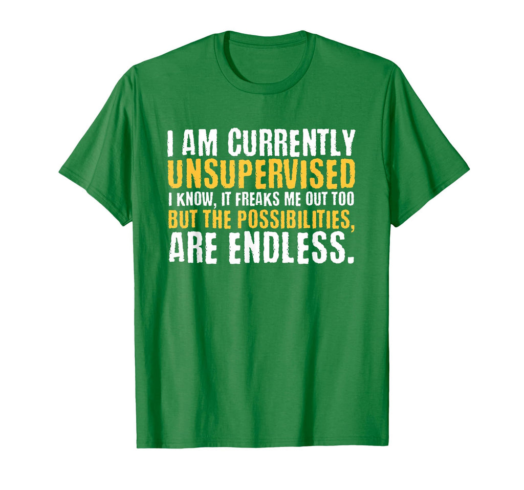I'm Currently Unsupervised Funny Sarcastic T-Shirt