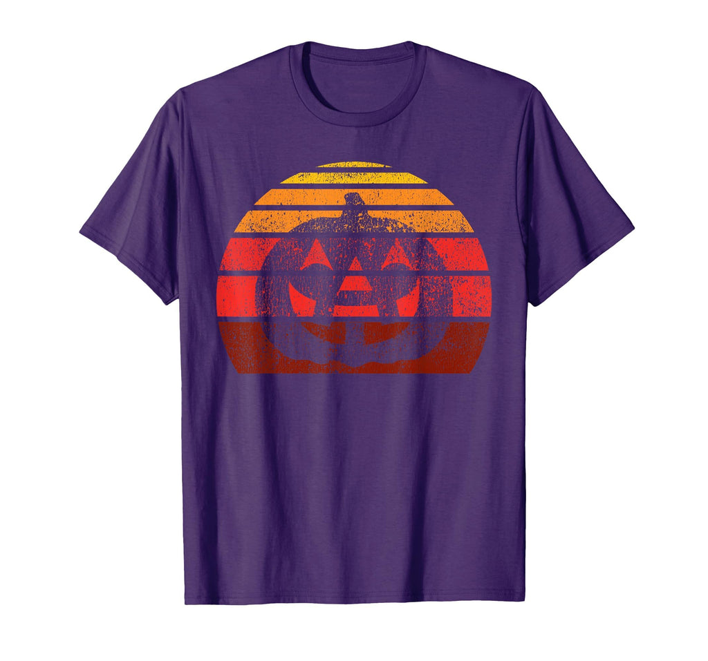 Vintage Halloween Pumpkin, Funny Retro Jack O Lantern T-Shirt