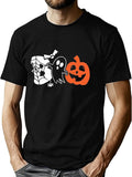 Halloween Shirts for Men Halloween Fall Boo Ghost Spider Pumpkin top