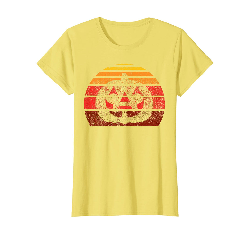 Vintage Halloween Pumpkin, Funny Retro Jack O Lantern T-Shirt