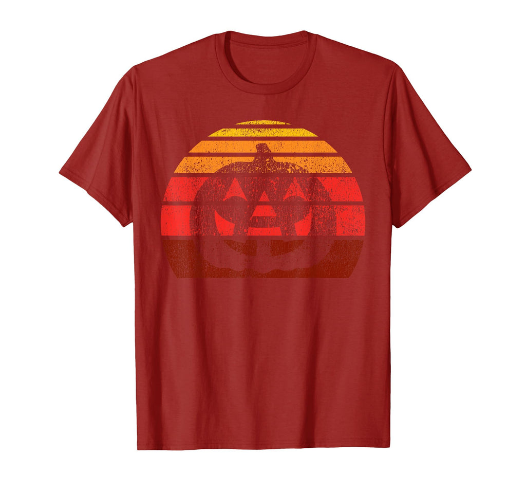 Vintage Halloween Pumpkin, Funny Retro Jack O Lantern T-Shirt