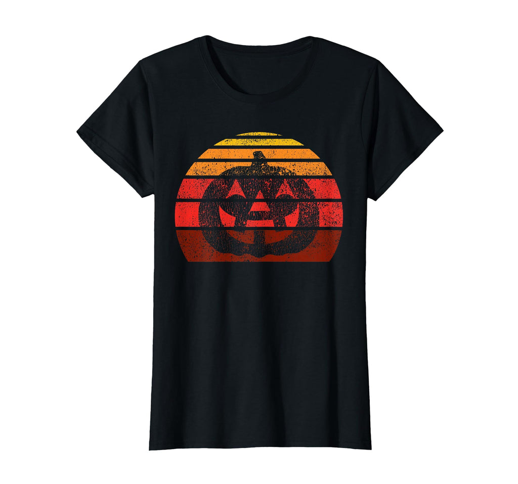 Vintage Halloween Pumpkin, Funny Retro Jack O Lantern T-Shirt