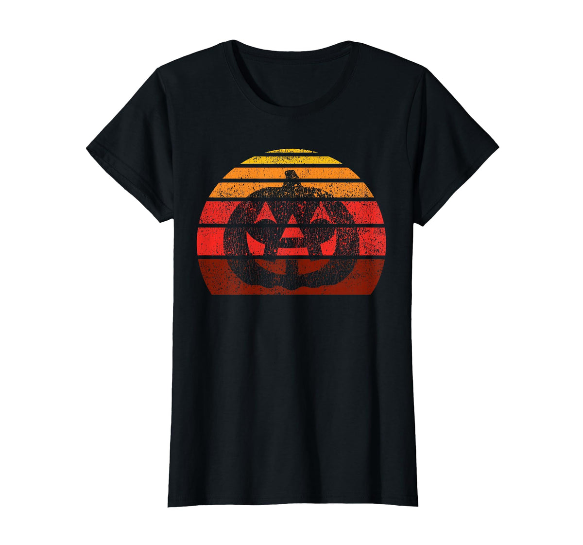 Vintage Halloween Pumpkin, Funny Retro Jack O Lantern T-Shirt