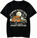 Halloween Shirt Retro Pumpkin Car Graphic Tshirts