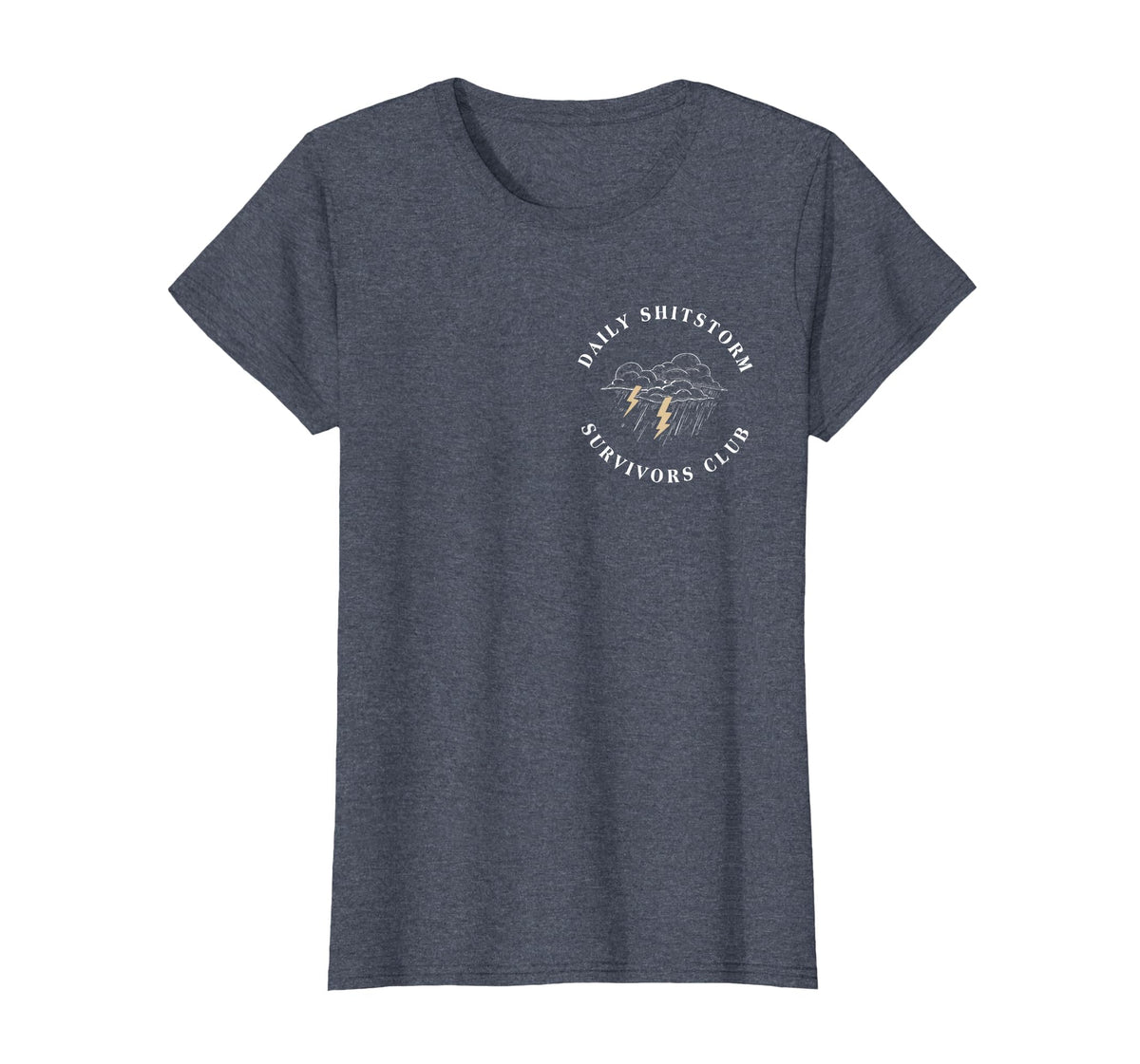 Daily Shitstorm Survivors Club Funny Sarcastic Coworker Gag T-Shirt