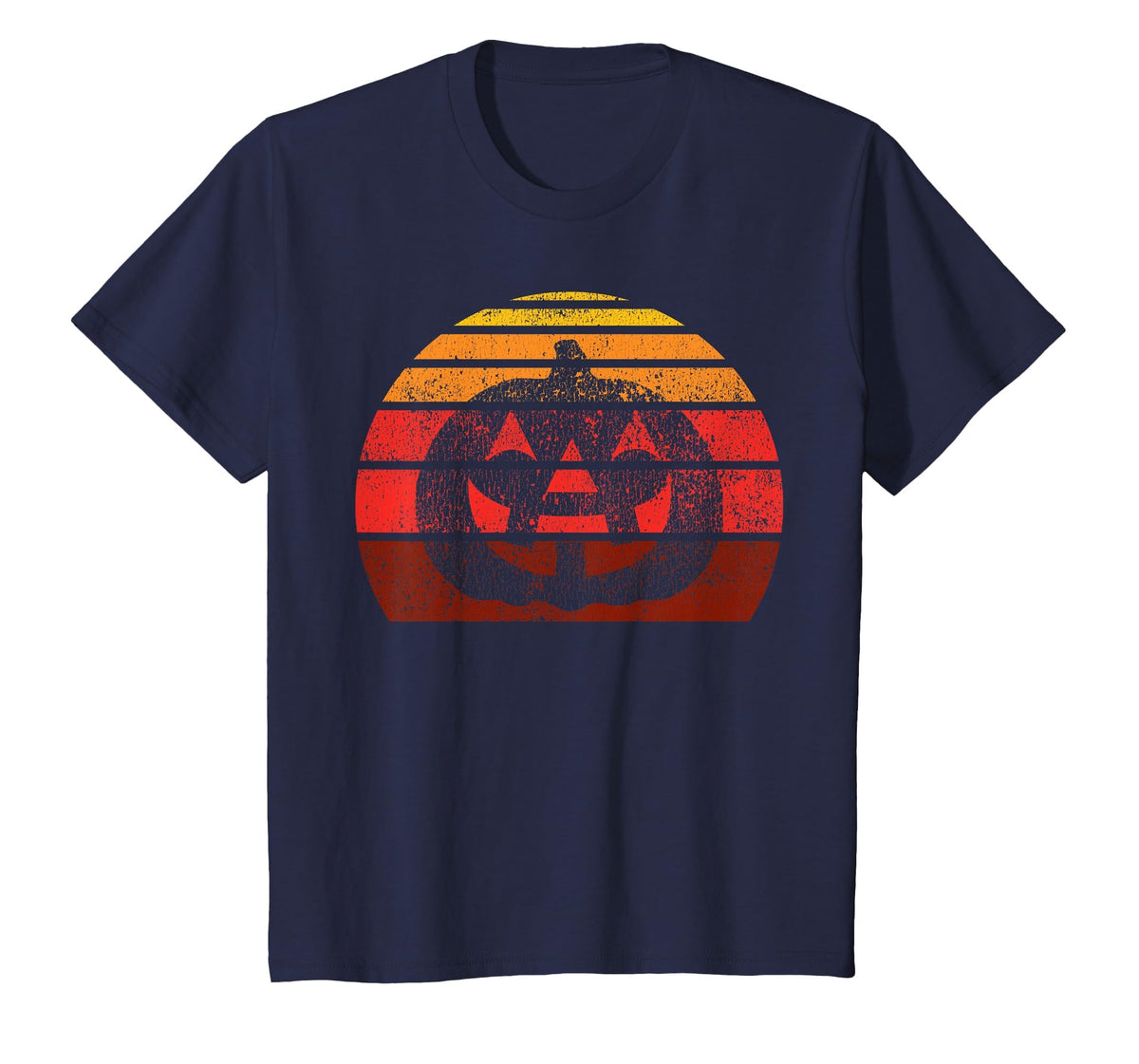 Vintage Halloween Pumpkin, Funny Retro Jack O Lantern T-Shirt