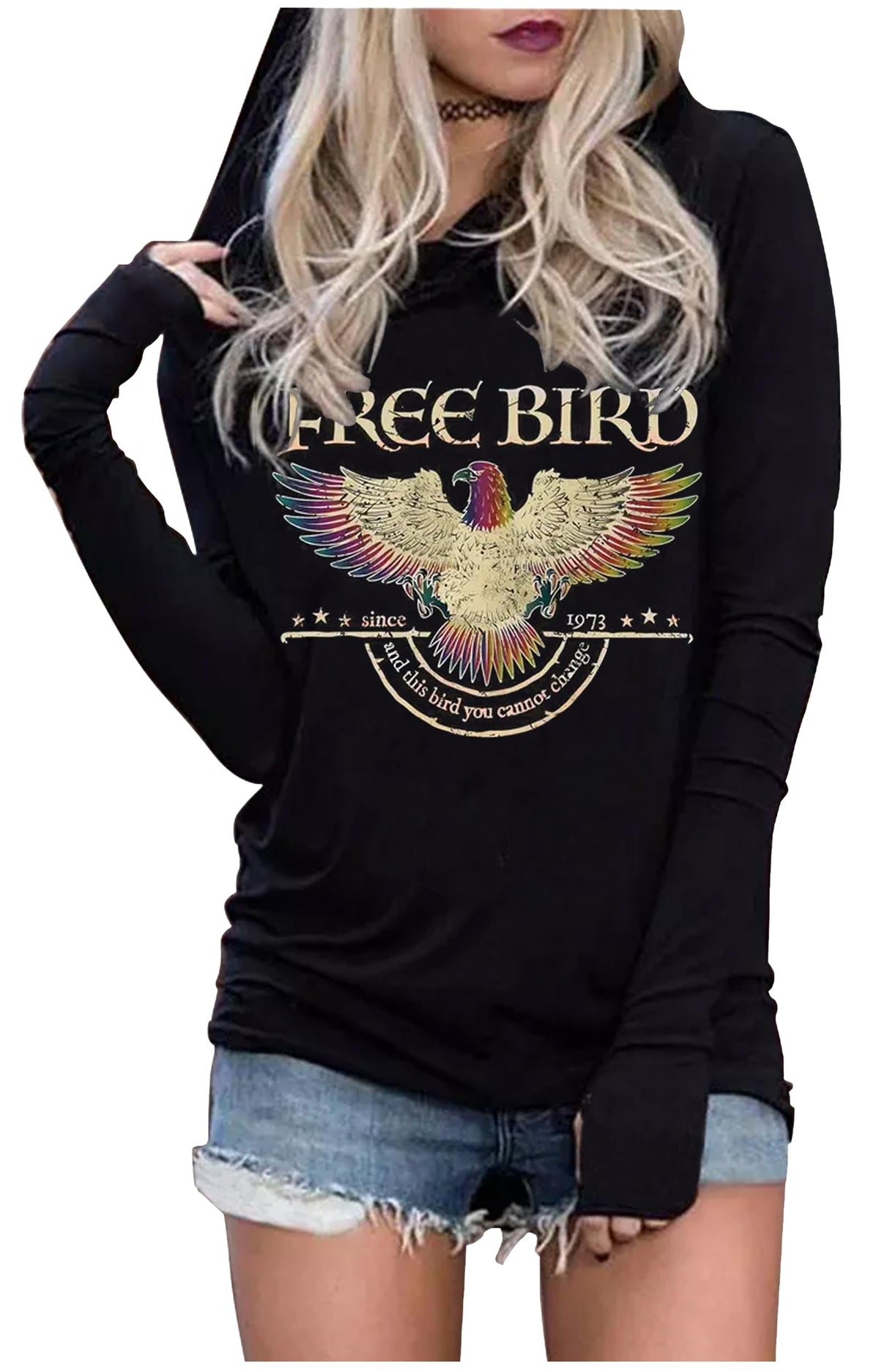 Hoodies Shirts for Women Early Fall Long Sleeve Tops Vintage Graphic Outfit