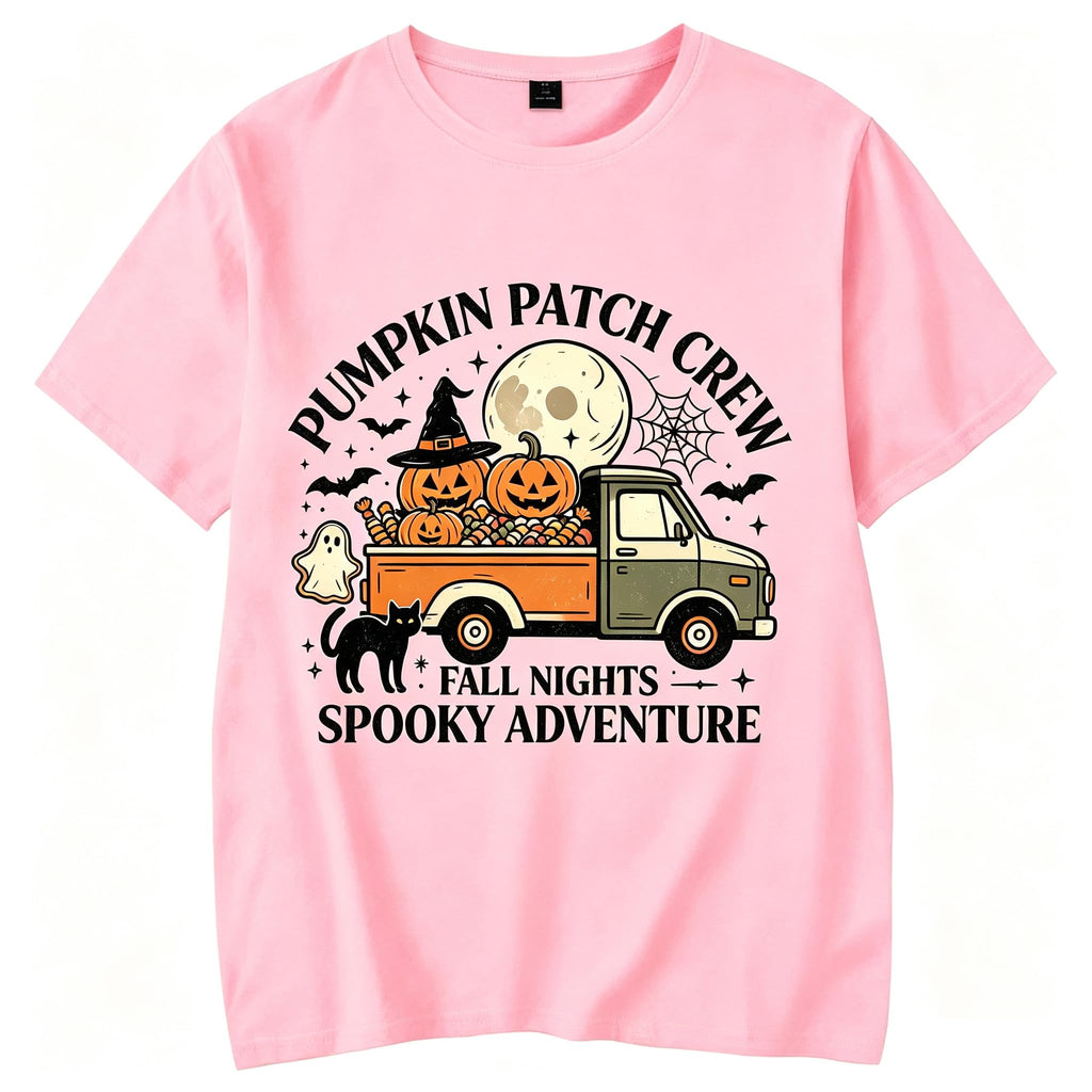 Halloween Shirt Retro Pumpkin Car Graphic Tshirts
