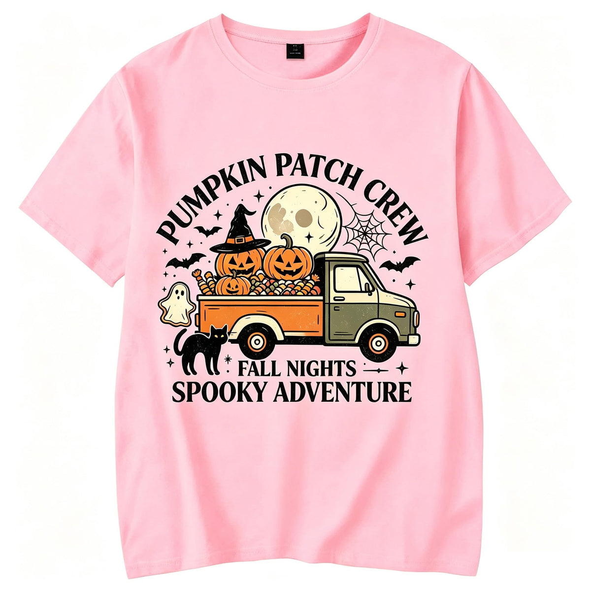 Halloween Shirt Retro Pumpkin Car Graphic Tshirts