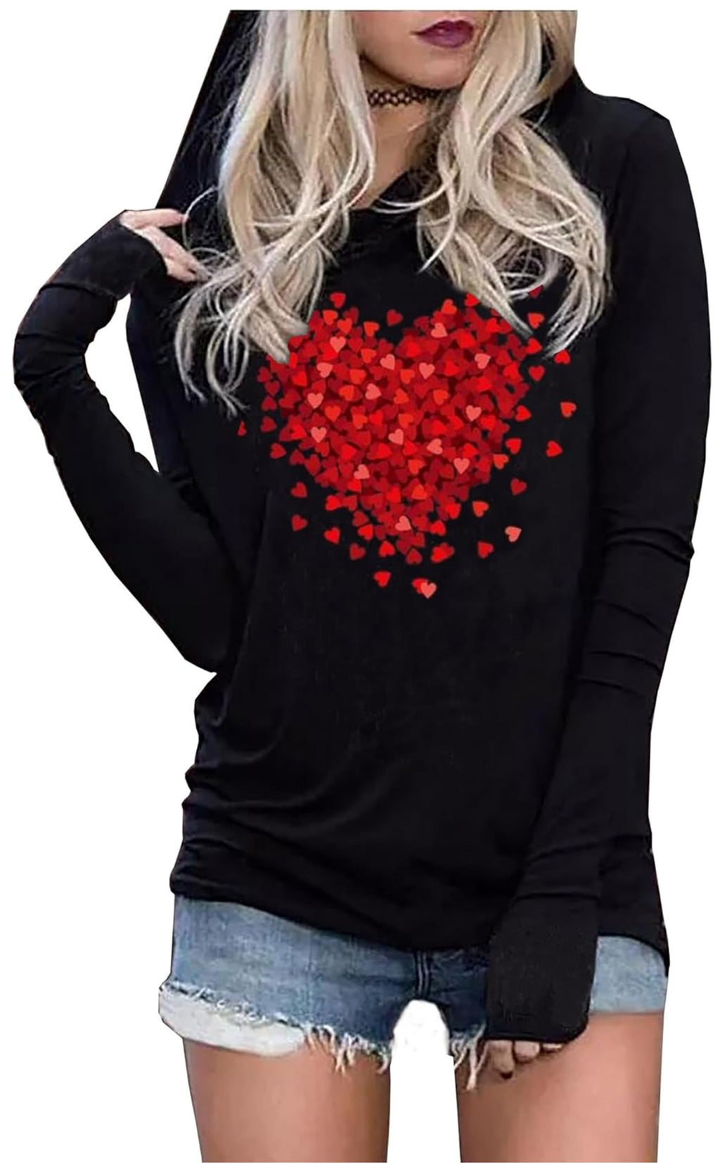 Hoodies Shirts for Women Early Fall Long Sleeve Tops Vintage Graphic Outfit