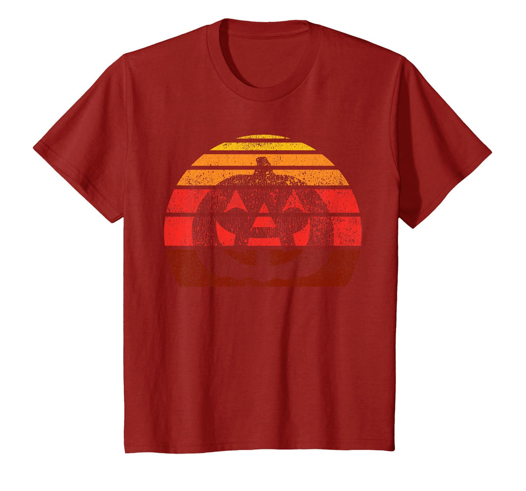 Vintage Halloween Pumpkin, Funny Retro Jack O Lantern T-Shirt