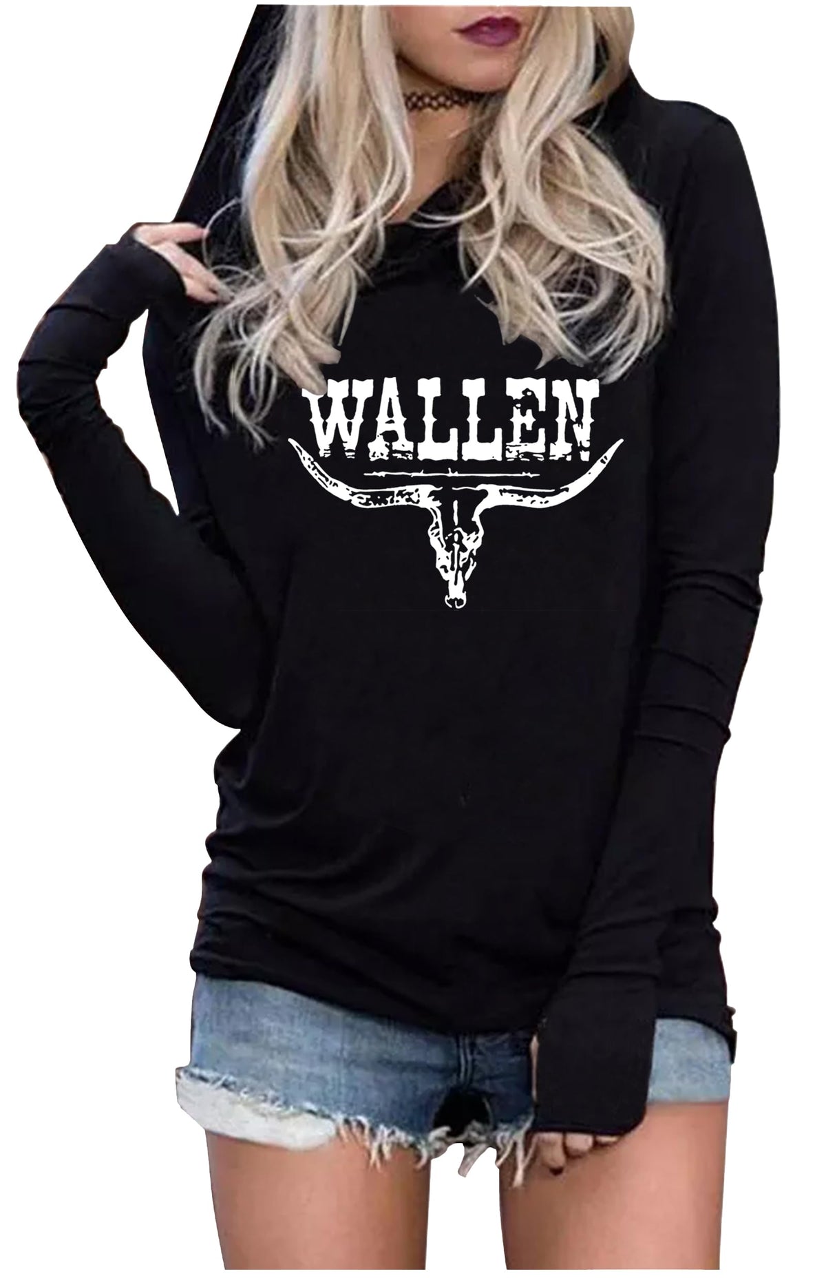 Hoodies Shirts for Women Early Fall Long Sleeve Tops Vintage Graphic Outfit