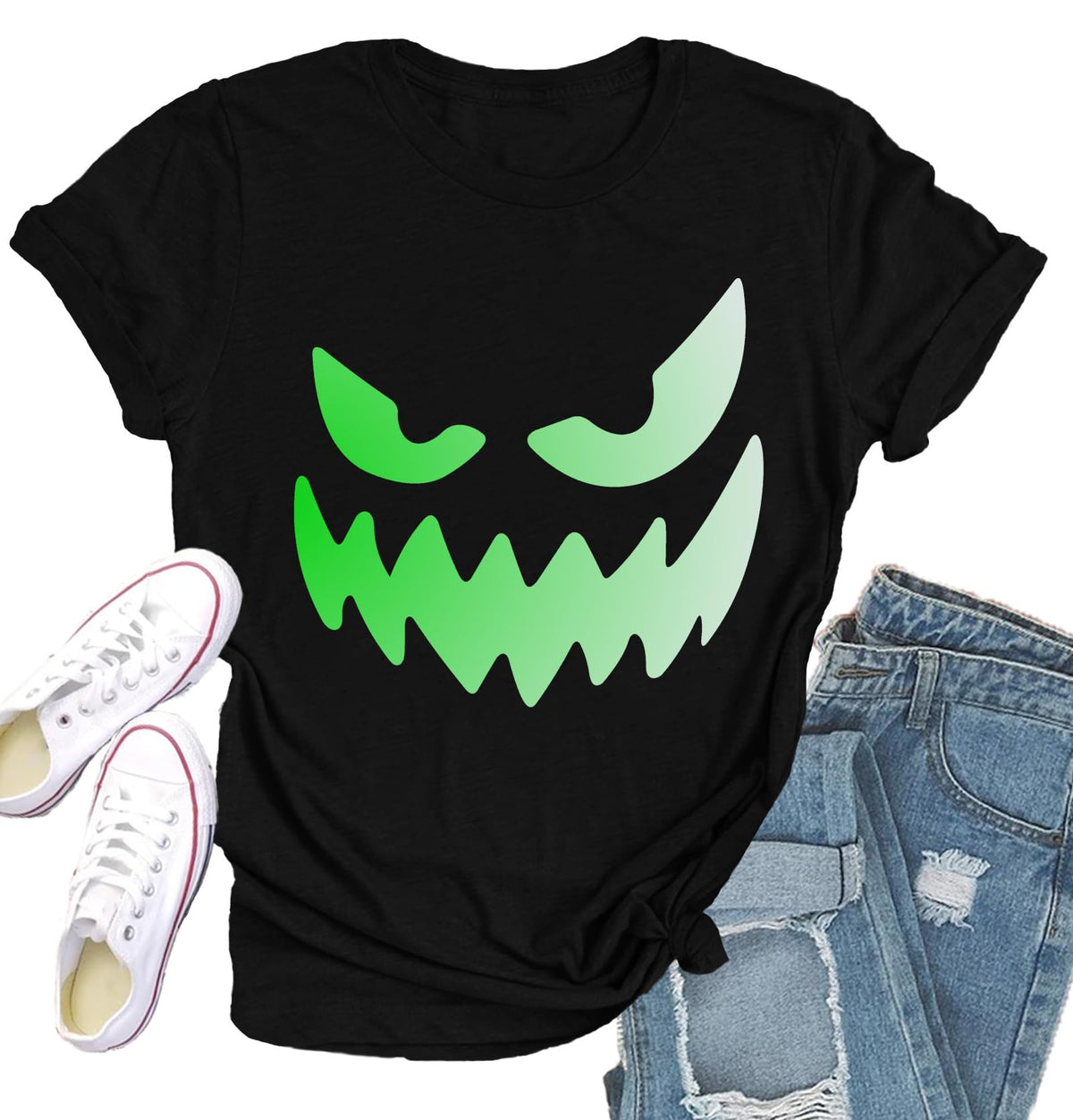 Halloween Shirts for Women Halloween Pumpkin T-Shirt