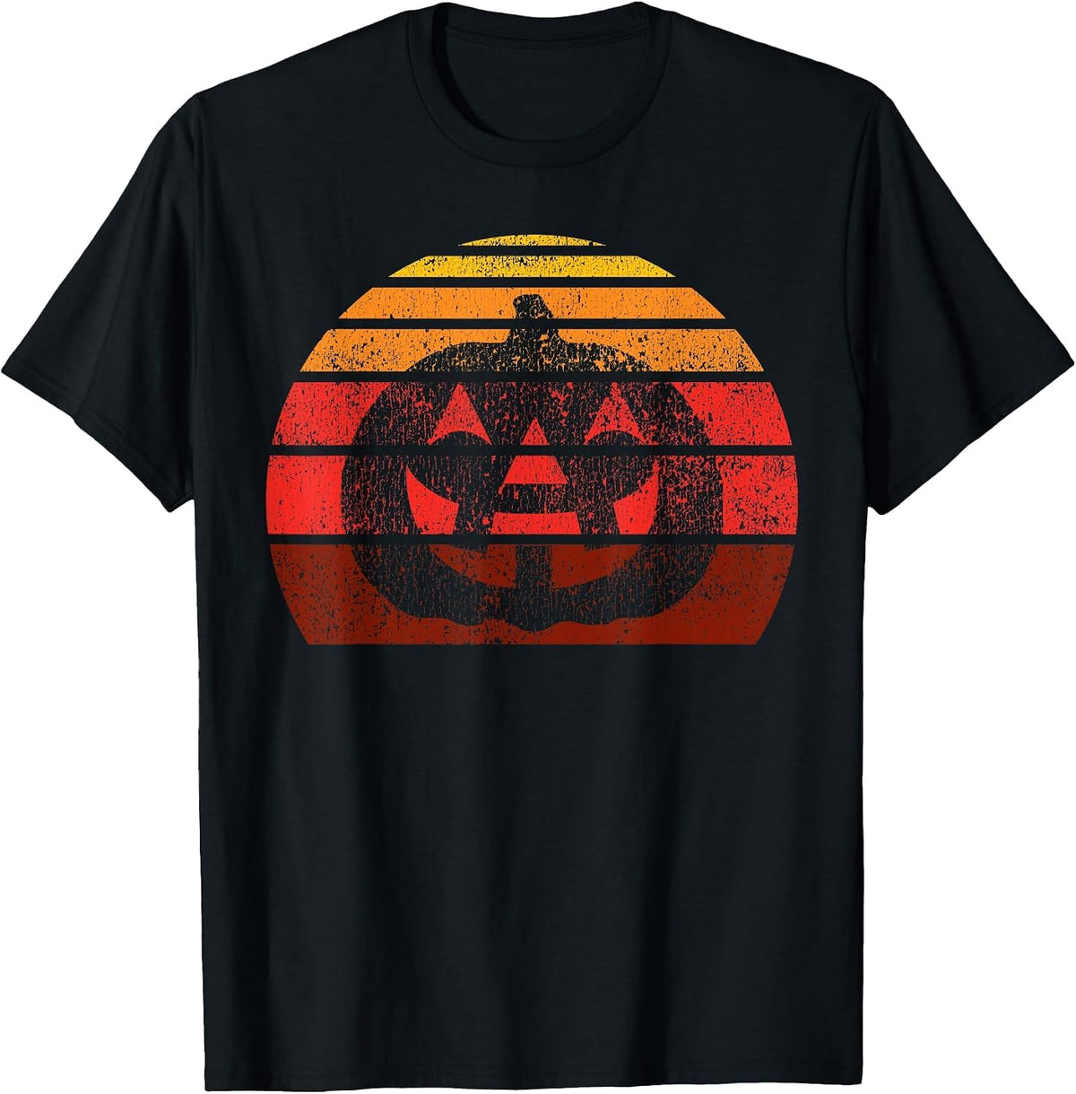Vintage Halloween Pumpkin, Funny Retro Jack O Lantern T-Shirt