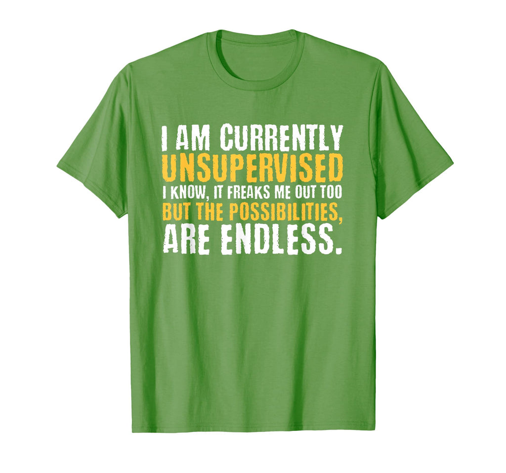 I'm Currently Unsupervised Funny Sarcastic T-Shirt