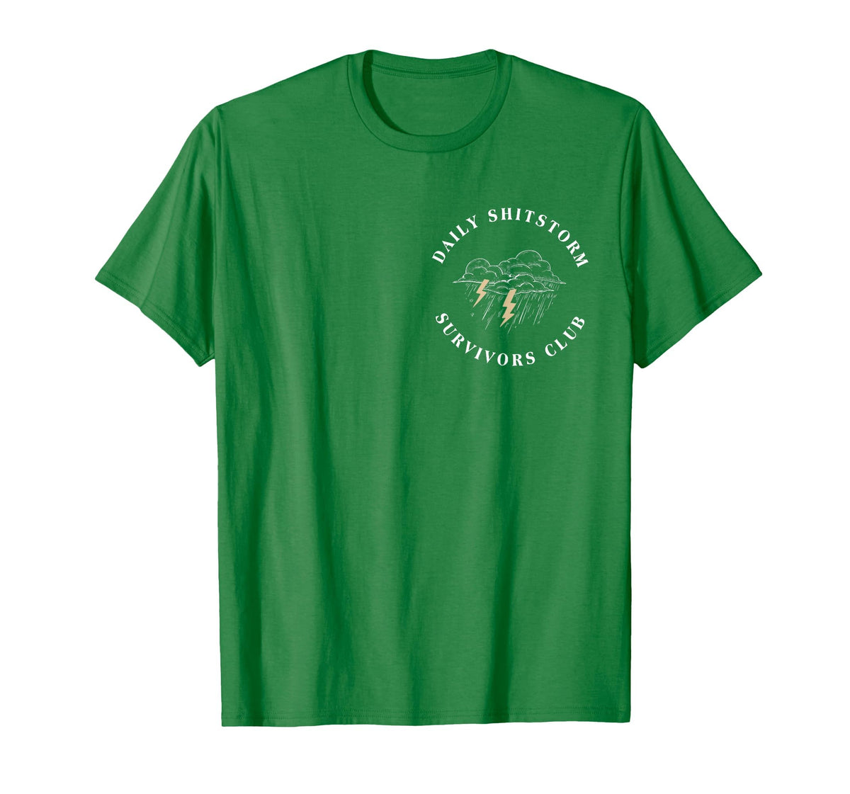 Daily Shitstorm Survivors Club Funny Sarcastic Coworker Gag T-Shirt