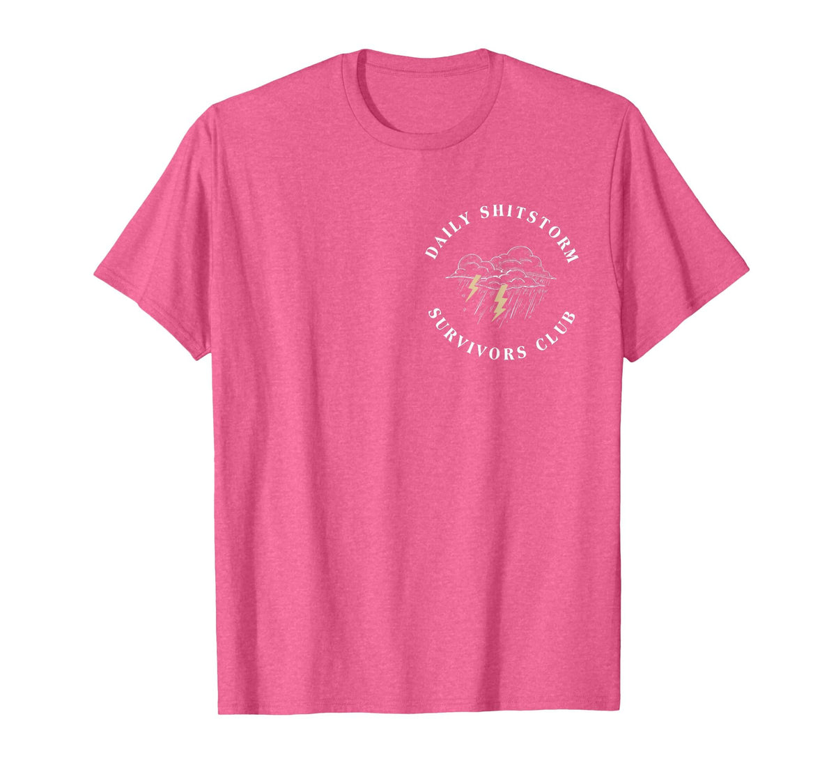 Daily Shitstorm Survivors Club Funny Sarcastic Coworker Gag T-Shirt