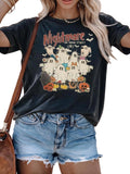 Halloween Shirts for Women Magical Halloween Shirt Cute Ghost Graphic Tees