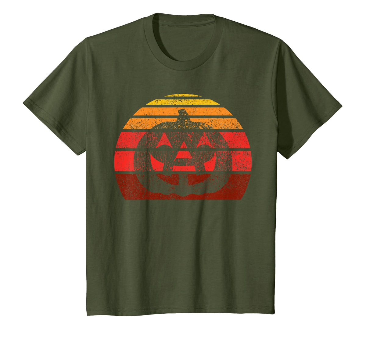 Vintage Halloween Pumpkin, Funny Retro Jack O Lantern T-Shirt