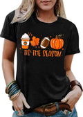 Halloween Shirts for Women Halloween Tis the Season Short Sleeve Shirt