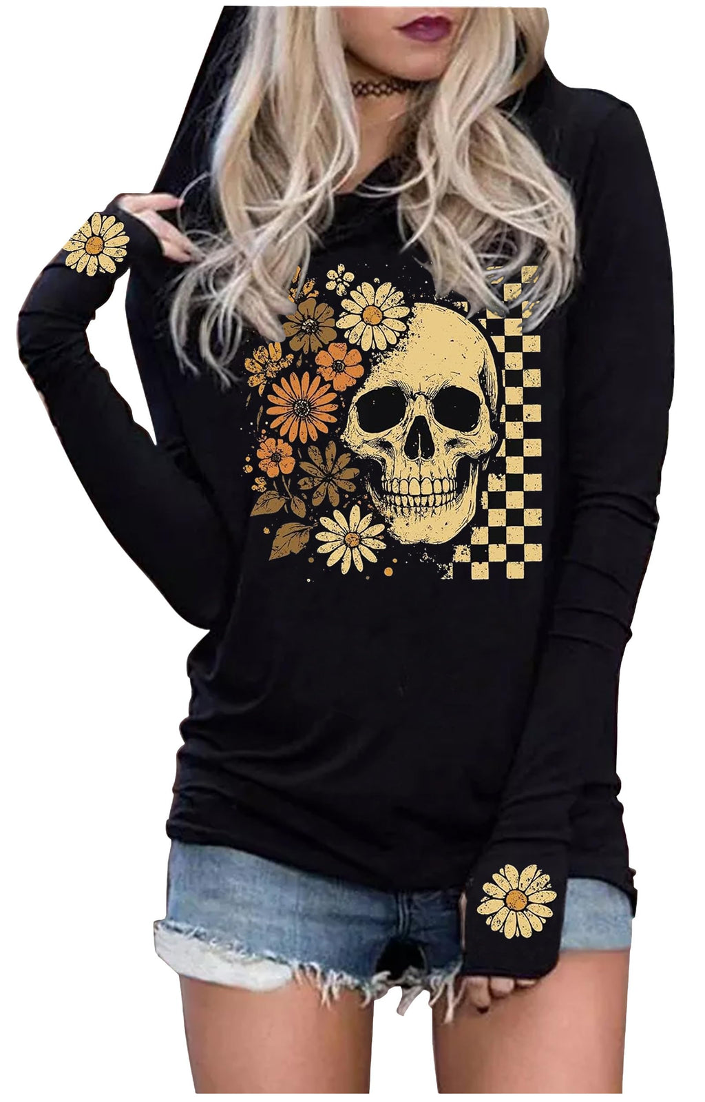 Hoodies Shirts for Women Early Fall Long Sleeve Tops Vintage Graphic Outfit