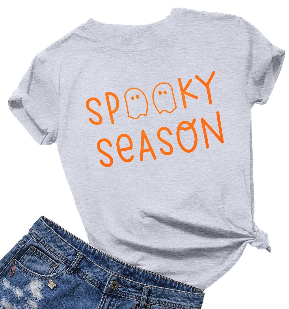 Teacher Halloween Shirt for Women All Done Sign Short Sleeve T-Shirt