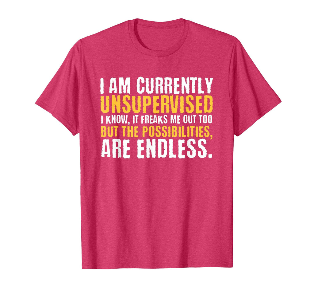 I'm Currently Unsupervised Funny Sarcastic T-Shirt