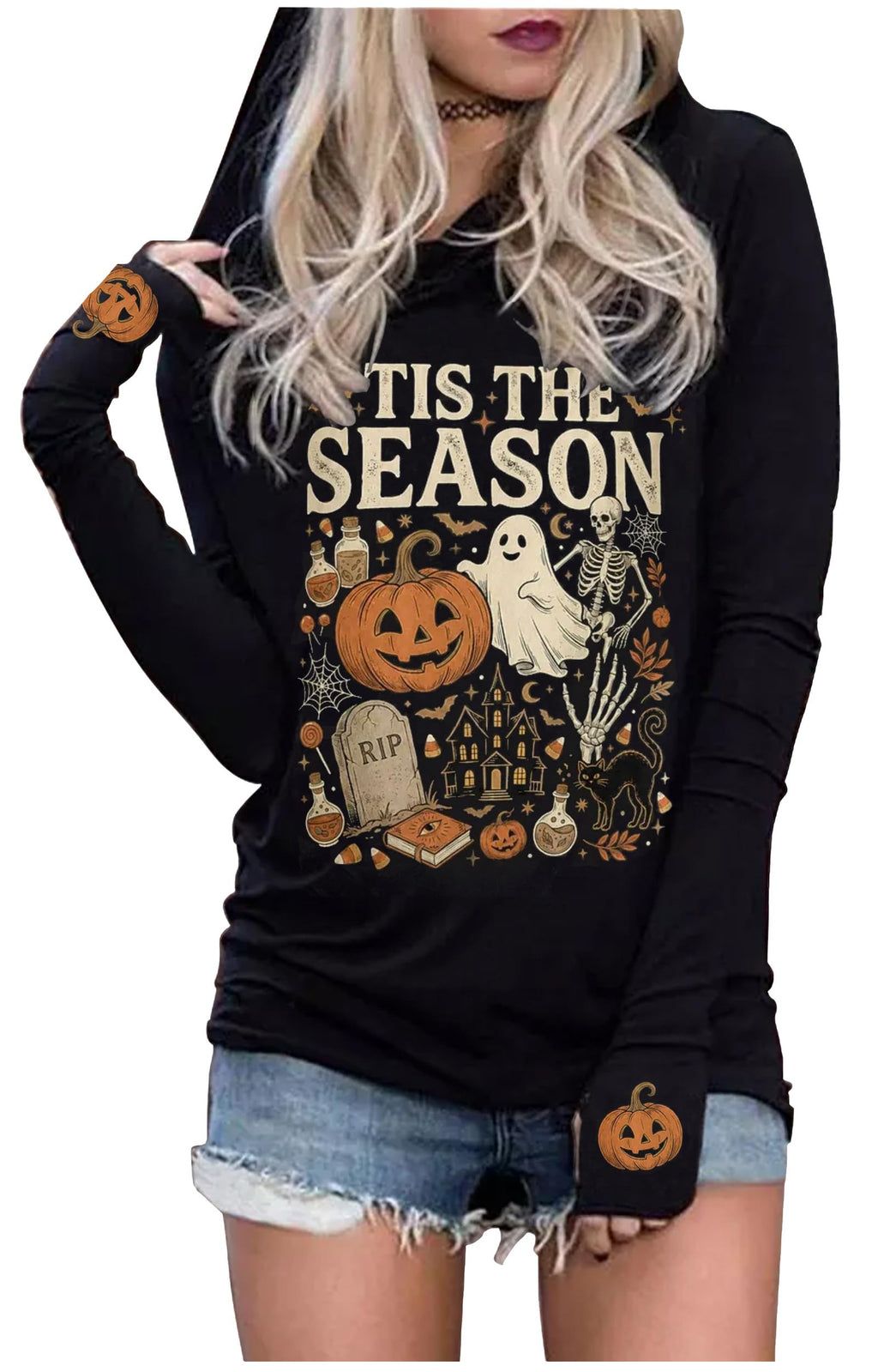 Hoodies Shirts for Women Early Fall Long Sleeve Tops Vintage Graphic Outfit