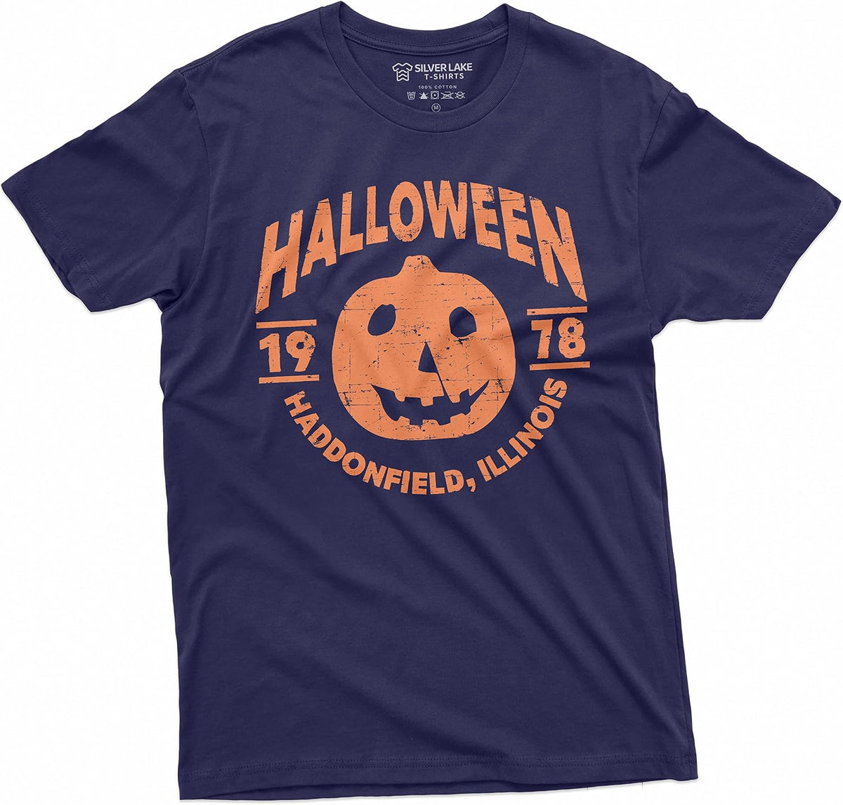 Halloween Pumpkin T-Shirt Movie Popular Culture 1978 Haddonfield, Illinois Tee Shirt
