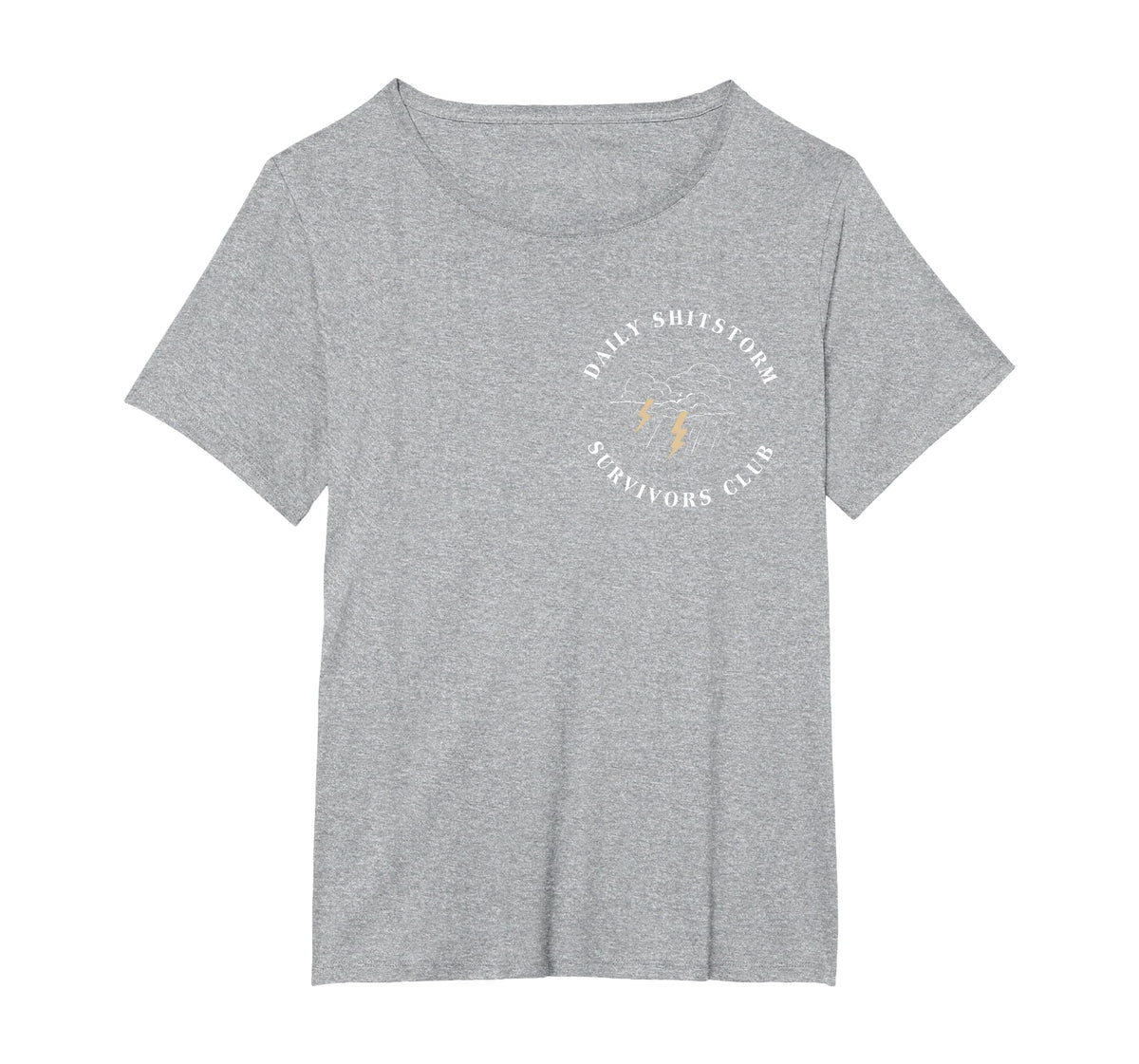 Daily Shitstorm Survivors Club Funny Sarcastic Coworker Gag T-Shirt