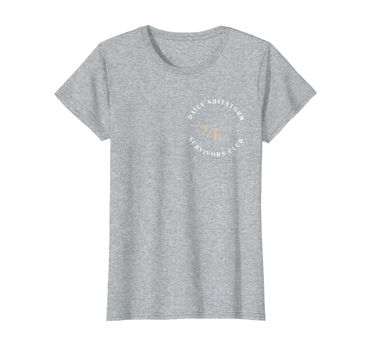 Daily Shitstorm Survivors Club Funny Sarcastic Coworker Gag T-Shirt