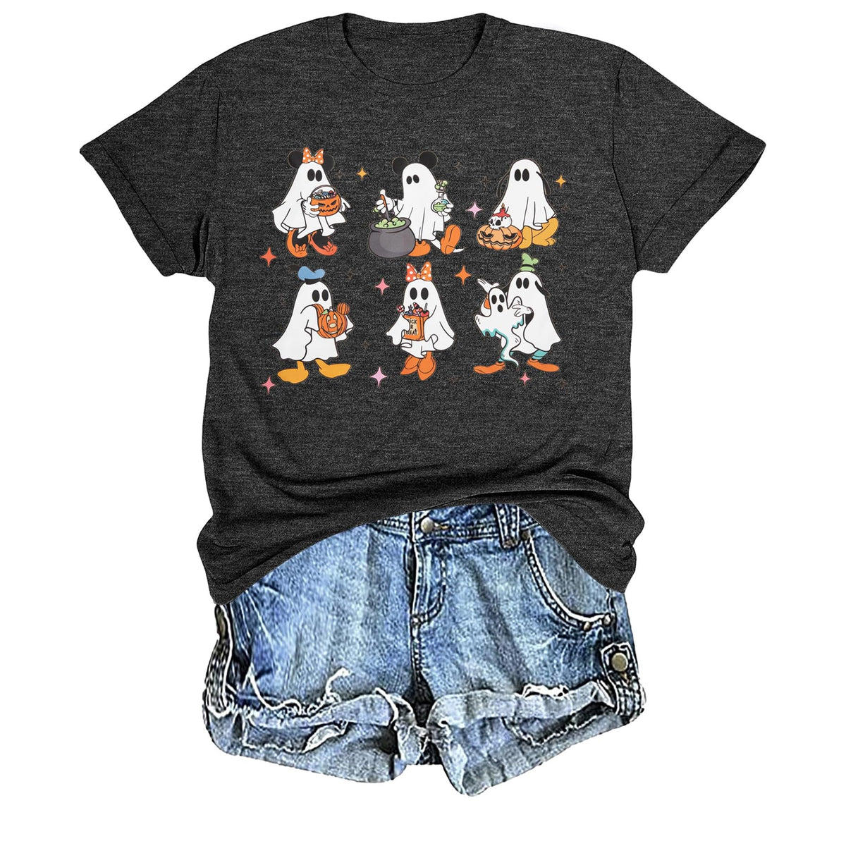 Magic Shirts for Women Cute Castle Graphic Vacation Tops