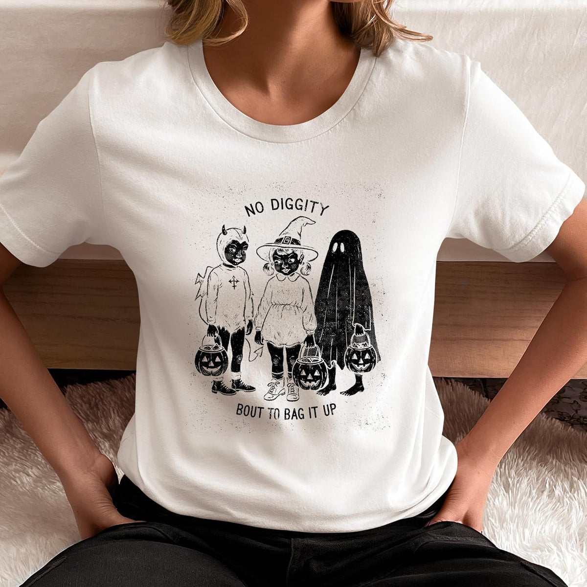 No Diggity Halloween Graphic Tee