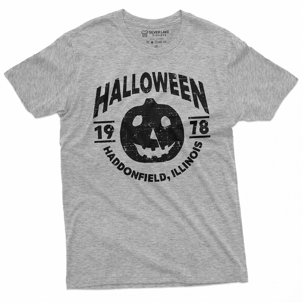 Halloween Pumpkin T-Shirt Movie Popular Culture 1978 Haddonfield, Illinois Tee Shirt