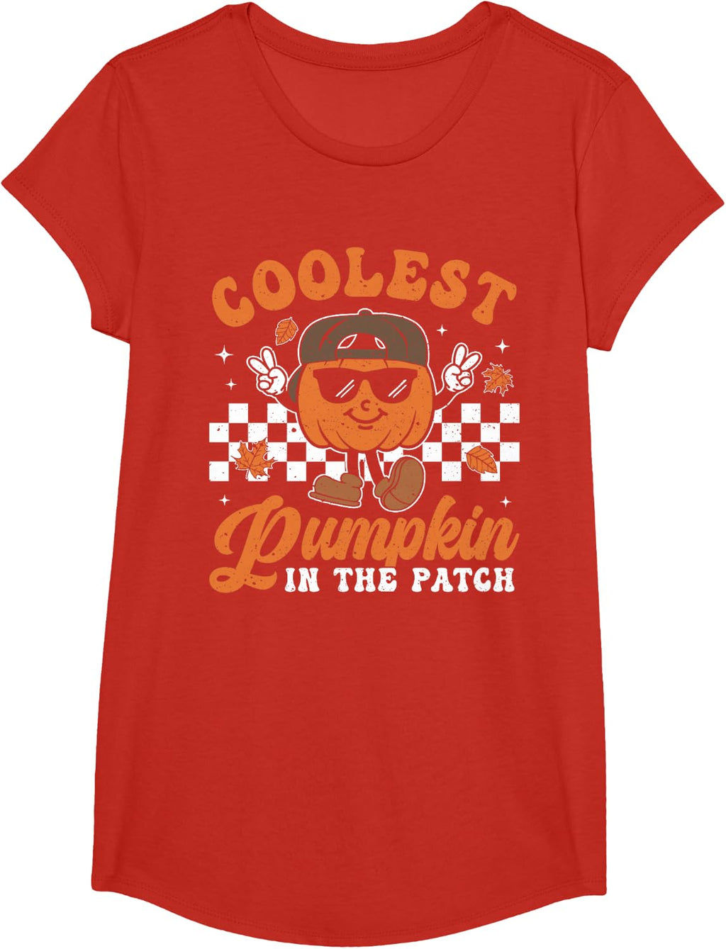 Coolest Pumpkin in The Patch Halloween Boys Girls Teens Kids T-Shirt
