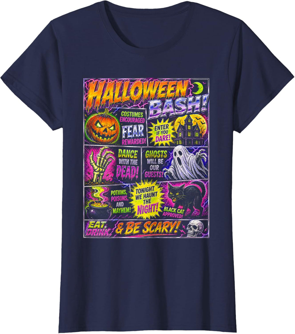 Halloween Vintage Horrorfest Poster Party Halloween T-Shirt