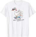 Silly Goose On The Loose Skater Skateboard T-Shirt
