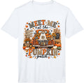 Cute Ghost Pumpkin Patch Vintage Autumn Farm Truck Performance T-Shirt