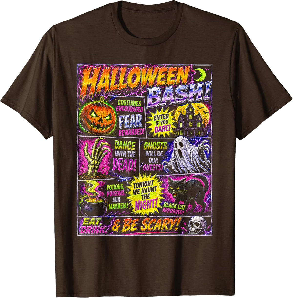 Halloween Vintage Horrorfest Poster Party Halloween T-Shirt
