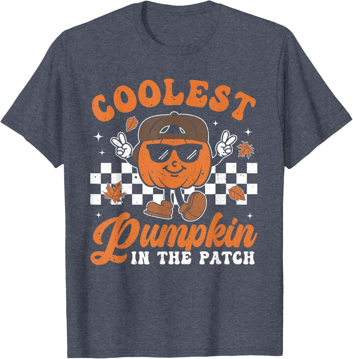 Coolest Pumpkin in The Patch Halloween Boys Girls Teens Kids T-Shirt